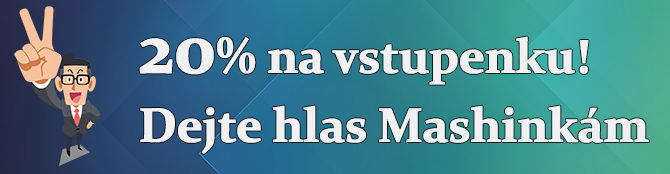 Dostaňte slevu na vstupenku a podpořte Mashinky